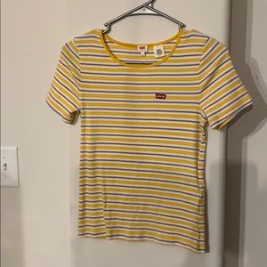 Levi’s fitted striped shirt